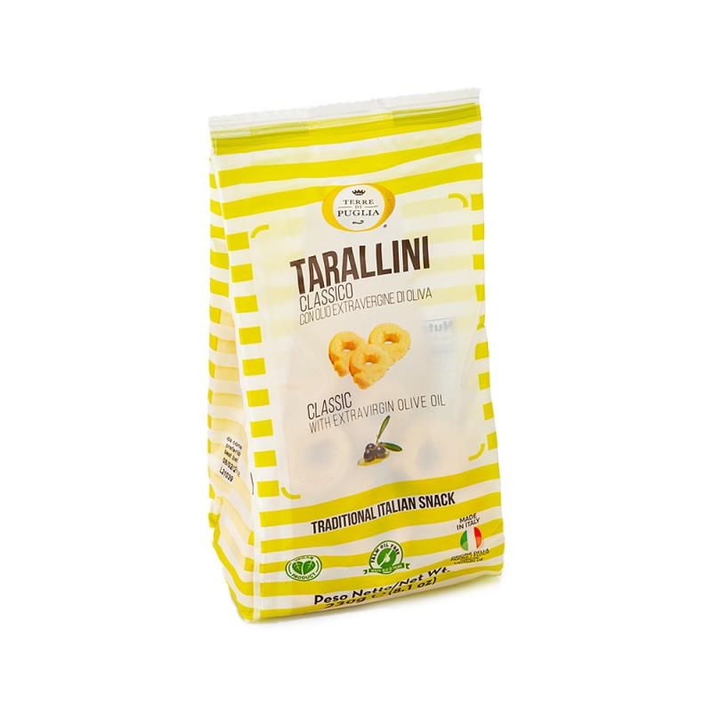 TARALLINI
TERRE DI PUGLIA 230 g