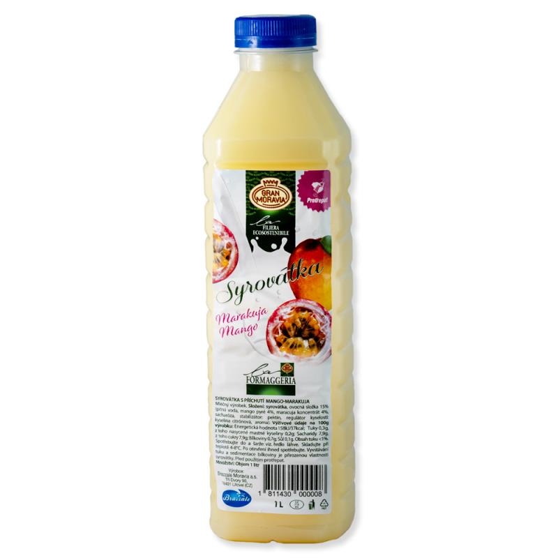 SYROVÁTKOVÝ NÁPOJ MANGO - MARACUJA
LA FORMAGGERIA GM 1 l