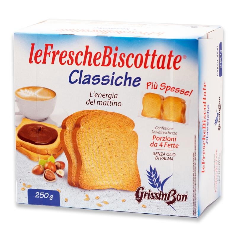 FETTE BISCOTTATE CLASSICO GRISSIN BON 250 g
