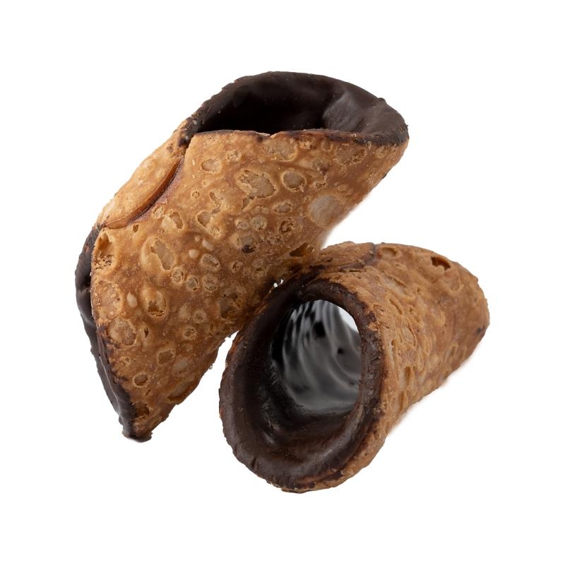 CANNOLI SICILIANI CON CACAO
