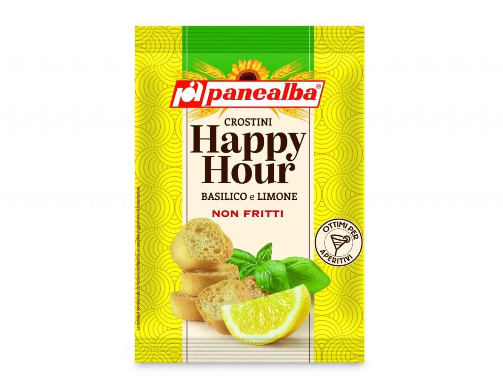 CROSTINI BASILICO E LIMONE
PANEALBA 50 g